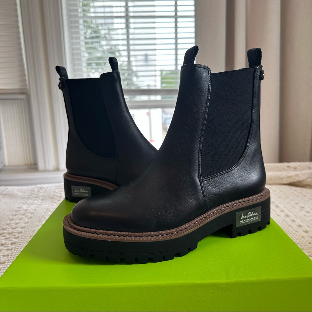 NIB Sam Edelman Black Ankle Boots